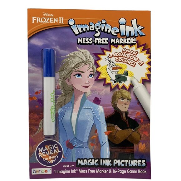 Disney Frozen II Colorful Activity Tin Boxed Set with Imagine Ink Coloring Book - Picture 3 of 8